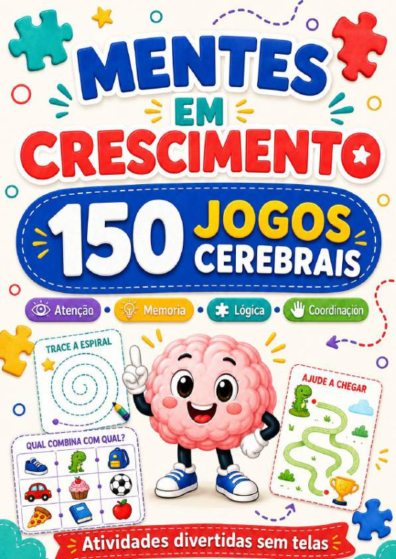 Mentes em Crescimento — 150 Jogos para Atenção, Memória e Raciocínio - Imagem 2