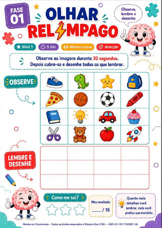 Mentes em Crescimento — 150 Jogos para Atenção, Memória e Raciocínio - Imagem 6