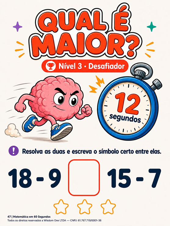 Matemática em 60 Segundos — 60 Desafios de Cálculo Mental - Imagem 7