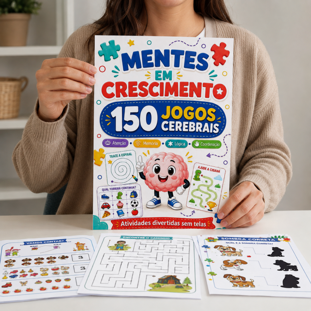 Mentes em Crescimento — 150 Jogos para Atenção, Memória e Raciocínio